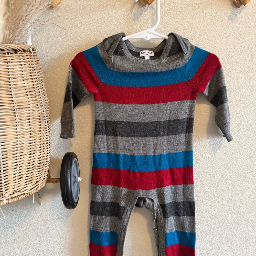 Colorful Striped Kids One Piece 3/6m Splendid